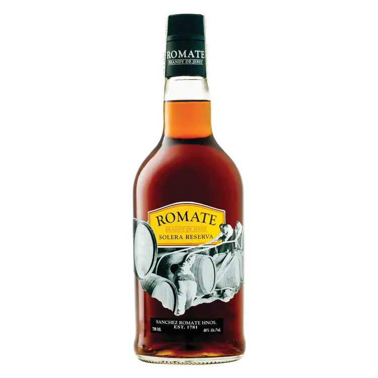 Romate Brandy De Jerez Solera Reserva 80 750Ml Spirits