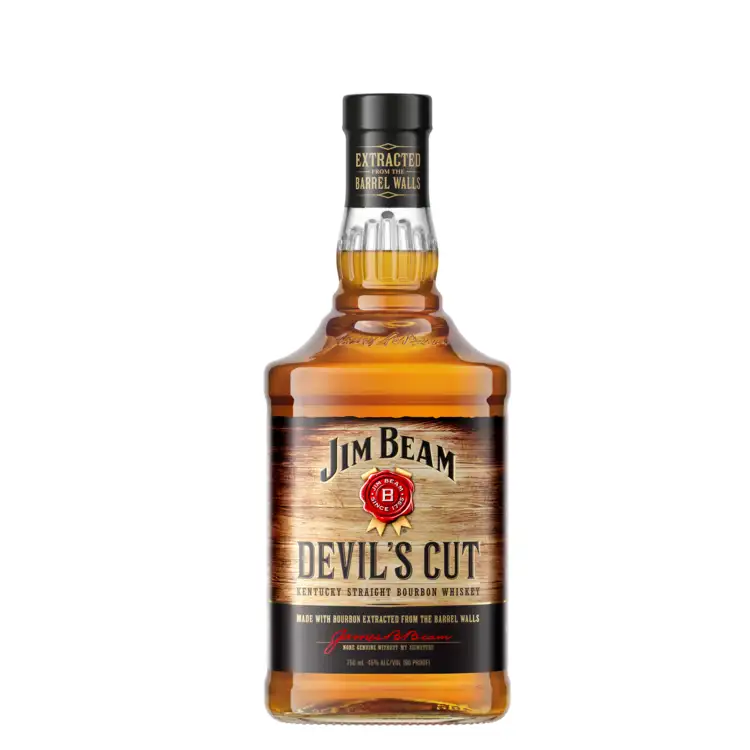 Jim Beam Straight Bourbon Devil S Cut 90 1L Whiskey