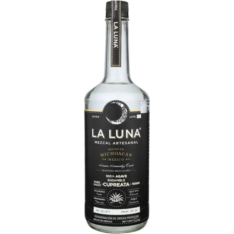 La Luna Mezcal Cupreata Manso Sahuayo 92 24 1L Spirits