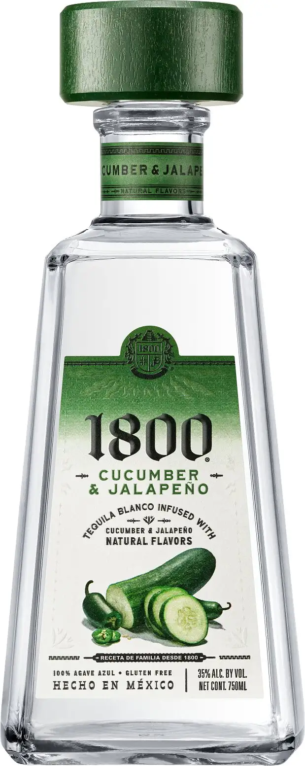 1800 Cucumber Jalape o Tequila 1L