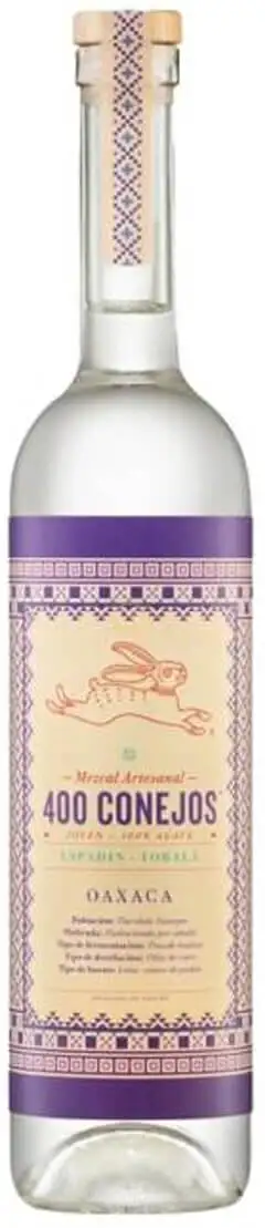 400 Conejos Mezcal Tobala spirits