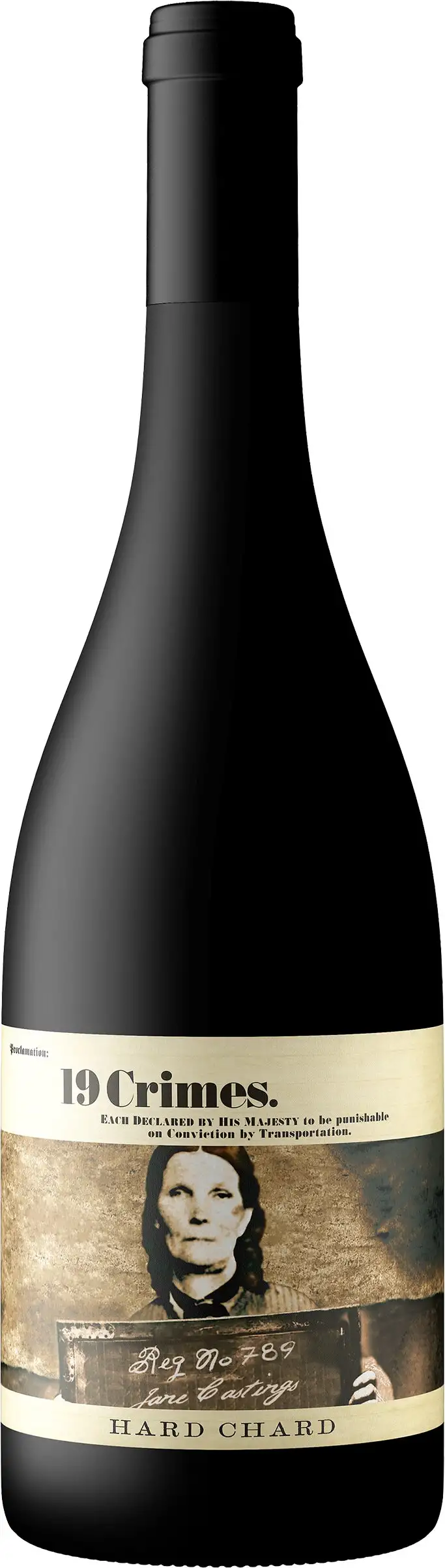 19 Crimes Hard Chard wine