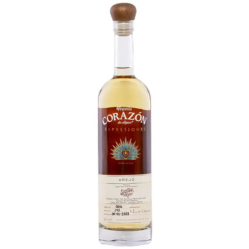 Tequila Corazón Expresiones Sazerac Rye Añejo 2023 Release