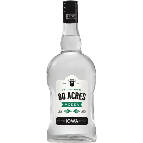 Two Founders 80 Acres Vodka | 1.75L