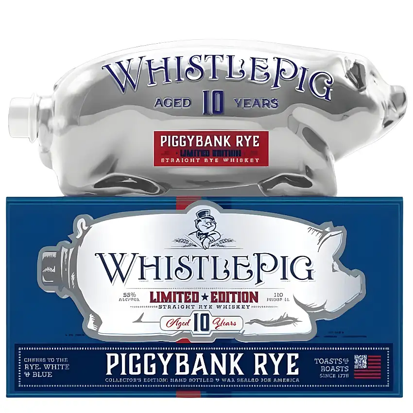 WhistlePig 10 Year PiggyBank Rye White and Blue Limited Edition (PRE-ORDER)
