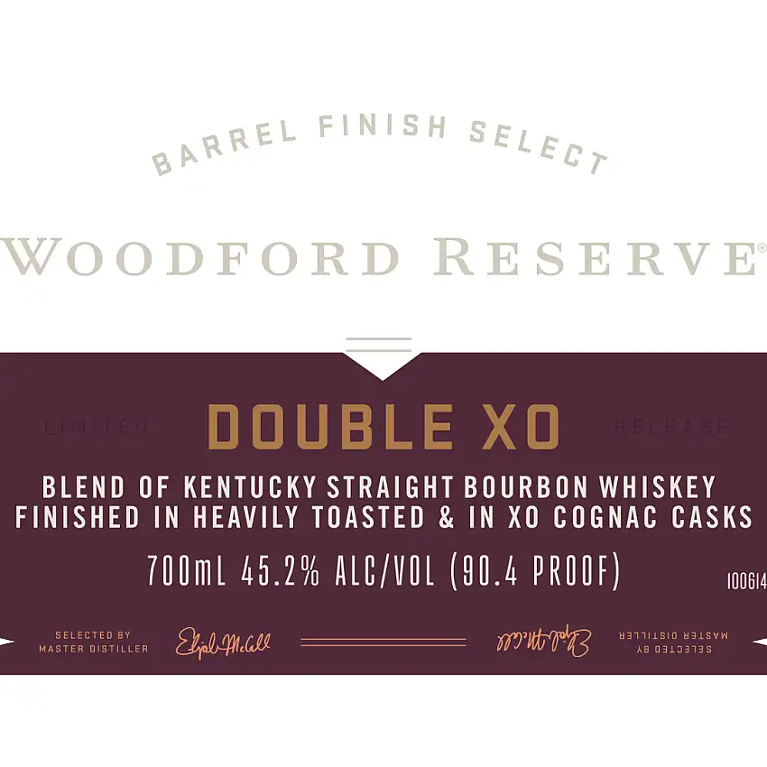 Woodford Reserve Double XO Barrel Finish Select Limited Release Kentucky Straight Bourbon Whiskey 700mL