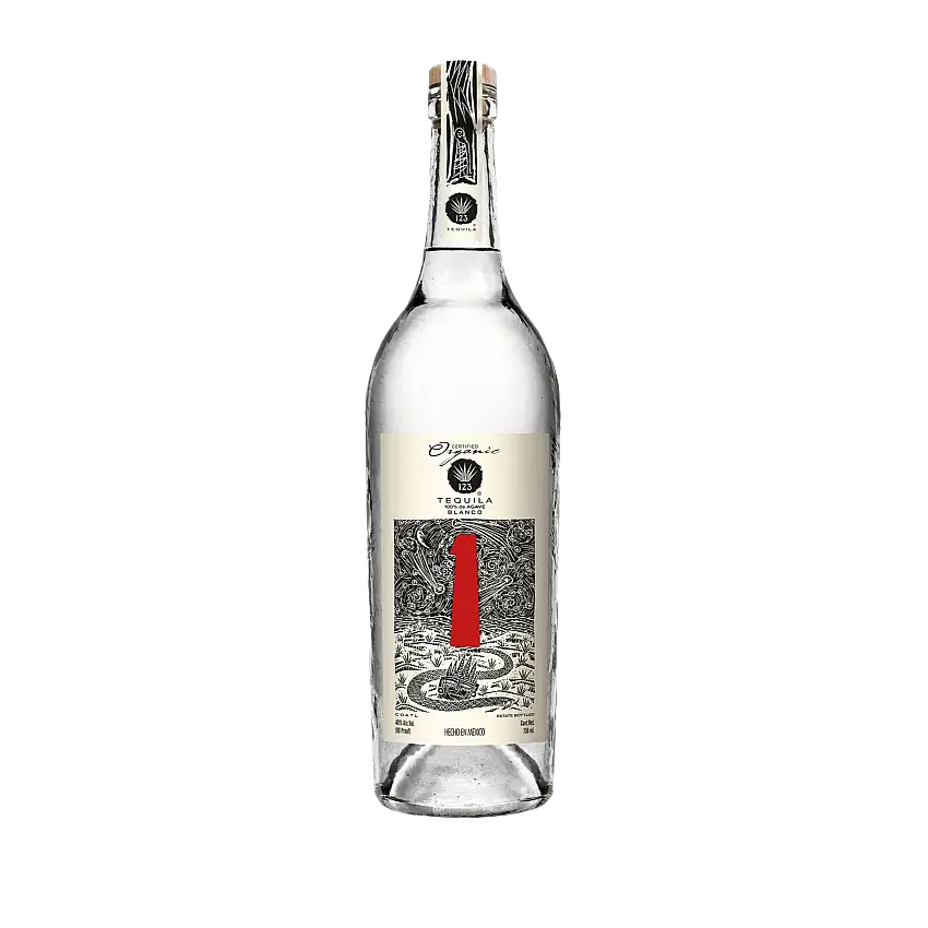 123 Organic Blanco Tequila Uno