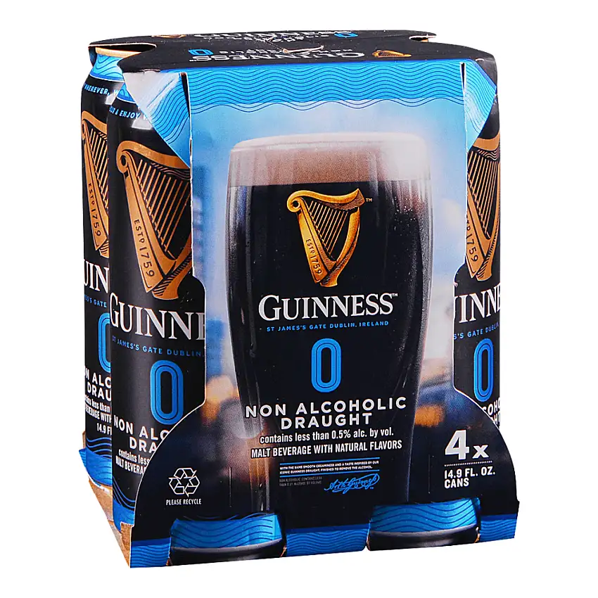 Guinness Zero Na Cans 4Pk
