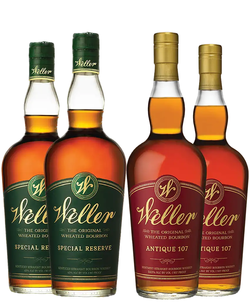 2 W.L. Weller Special Reserve and 2 Antique 107 Bourbon Bundle