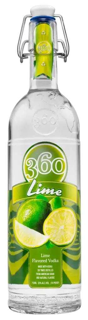 360 Lime Flavored Vodka 750 ML