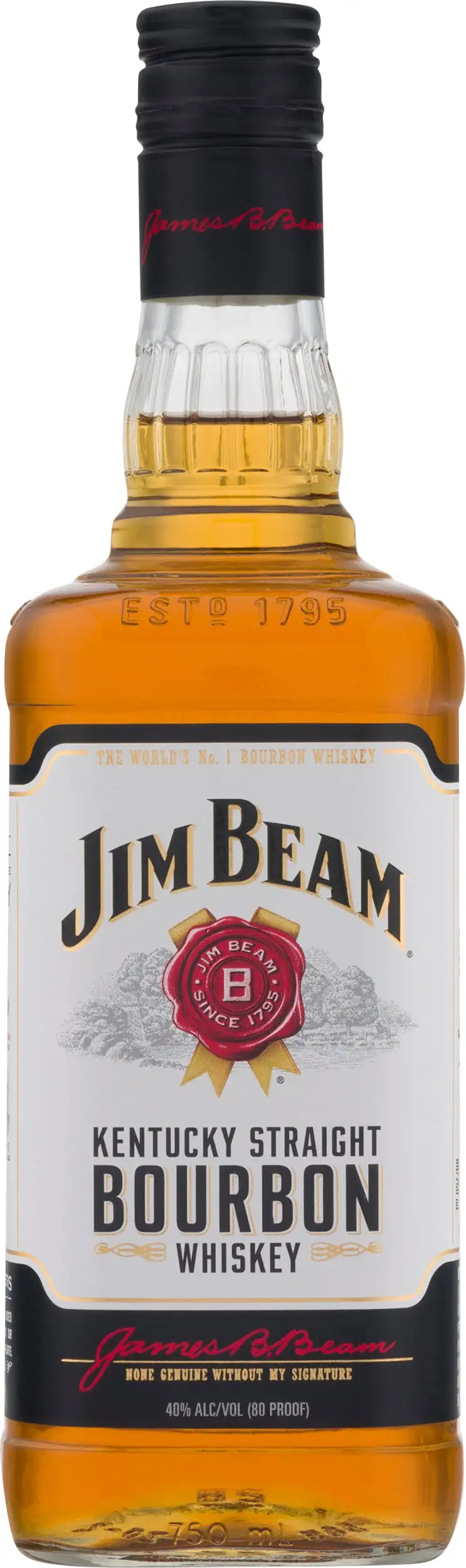 Jim Beam Kentucky Straight Bourbon Whiskey 750ml
