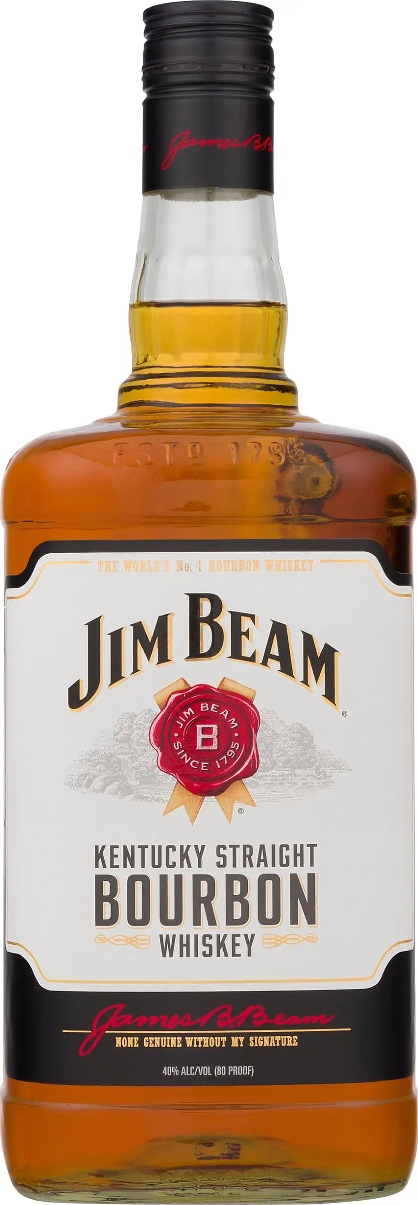 Jim Beam Kentucky Straight Bourbon Whiskey 1.75L