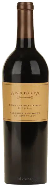 ANAKOTA CABERNET SAUVIGNON HELENA DAKOTA VINEYARD 2021 750ML 2021 750ml