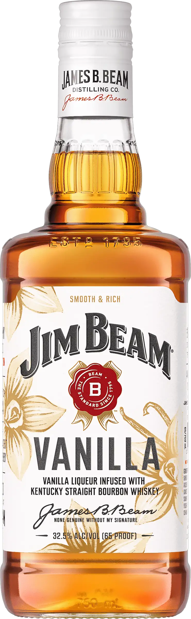 Jim Beam Vanilla Kentucky Straight Bourbon Whiskey 750ml