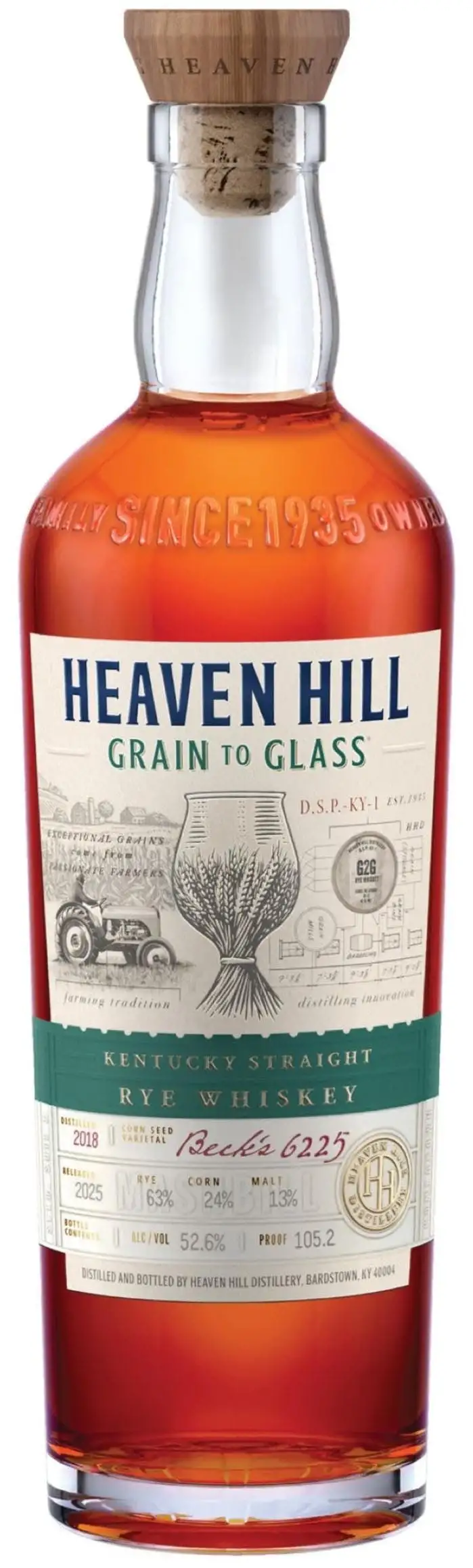 Heaven Hill Grain to Glass Rye 750ml