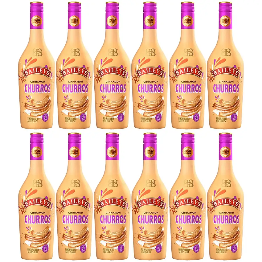 Bailey's Cinnamon Churros 12pk - 12 Pack 750ml Bottle