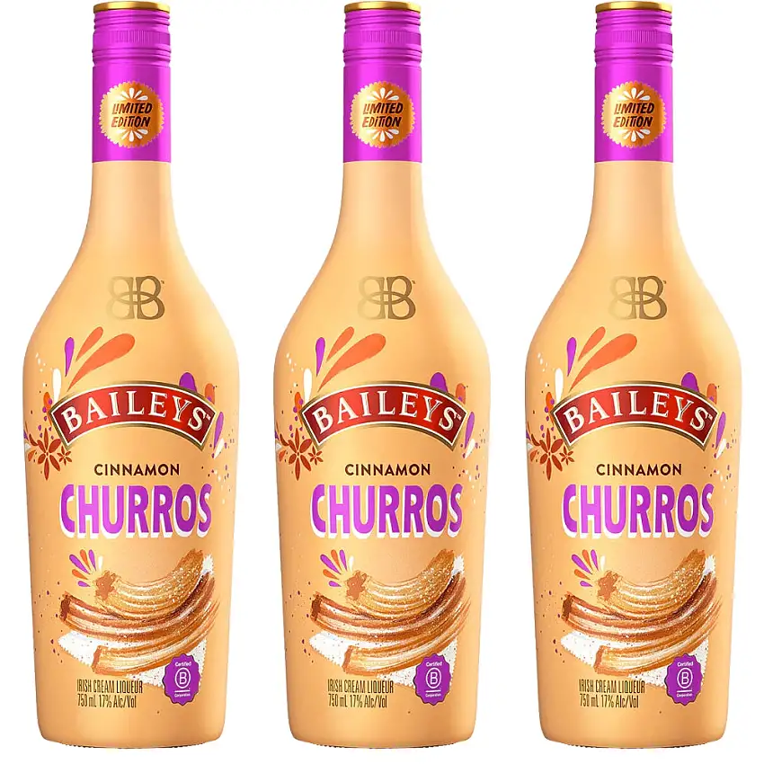 Bailey's Cinnamon Churros 3pk - 3Pack 750ml Bottle