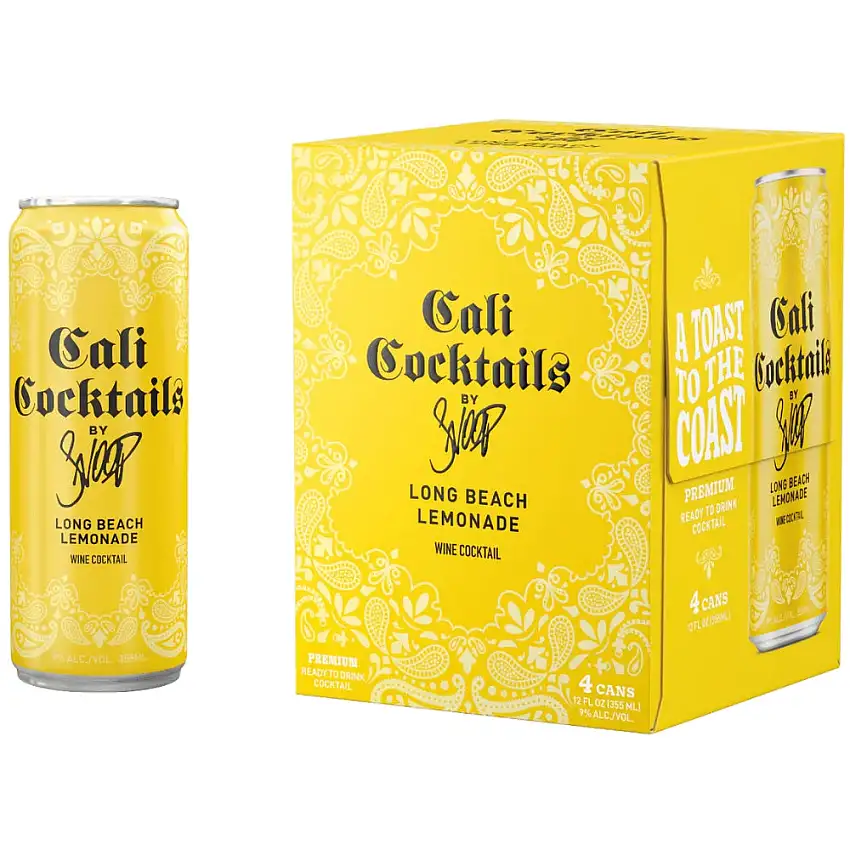 Cali Cocktails by Snoop Long Beach Lemonade 4pk - 4 Pack 355ml Cans