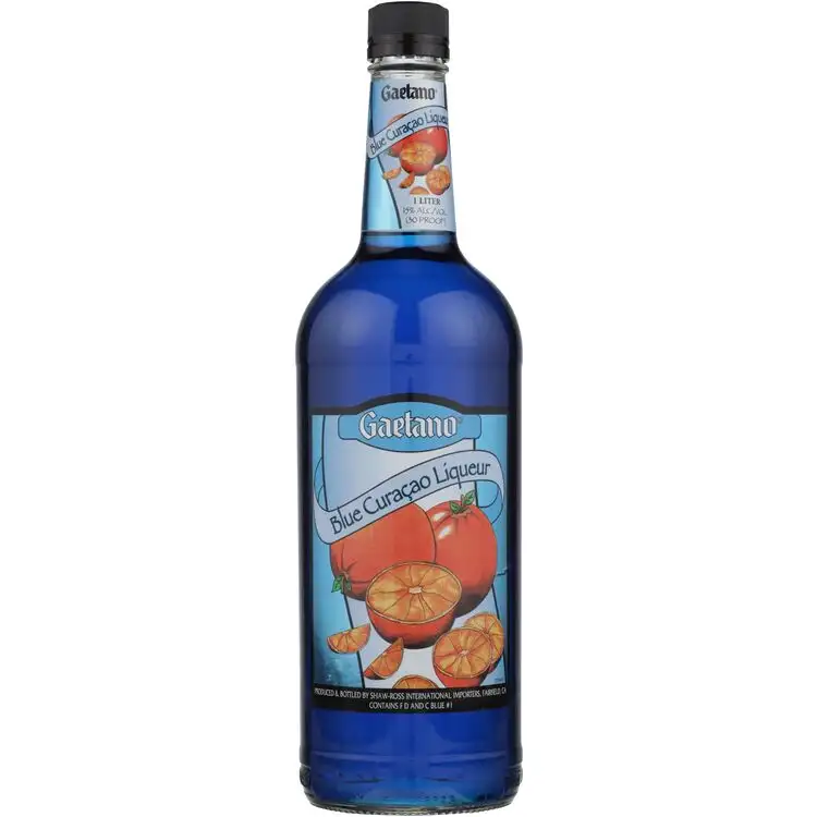 Gaetano Curacao Blue - 1L Bottle