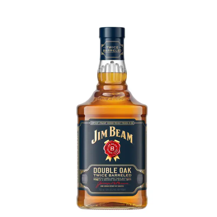 Jim Beam Straight Bourbon Double Oak Twice Barreled - 750ML Bottle