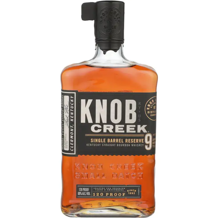 Knob Creek Straight Bourbon Single Barrel Reserve 9 Year - 750ML Bottle