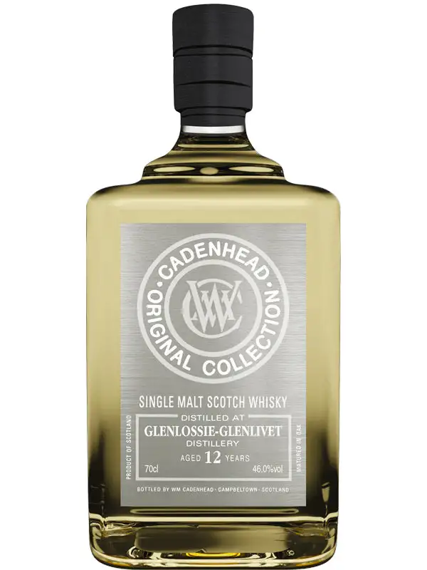 WM Cadenhead Glenlossie-Glenlivet 12 Year Old Scotch Whisky - 750ml Bottle