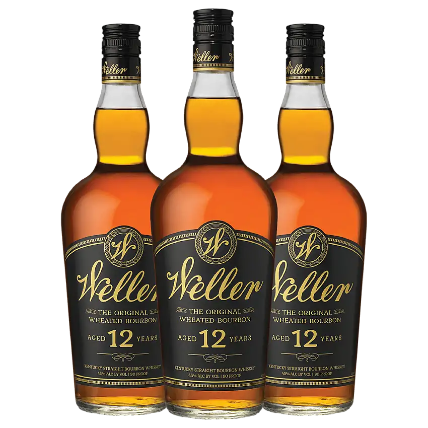 3 W.L. Weller 12 Year Old Bourbon Bundle - 750ml