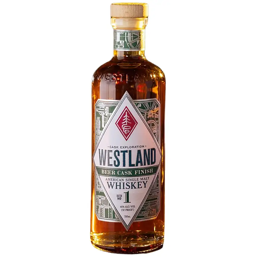 Westland Beer Cask Finish Single Malt Whiskey - 700ml Bottle