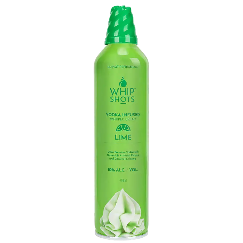 Whip Shots Vodka Infused Lime Cream - 200ml Bottle