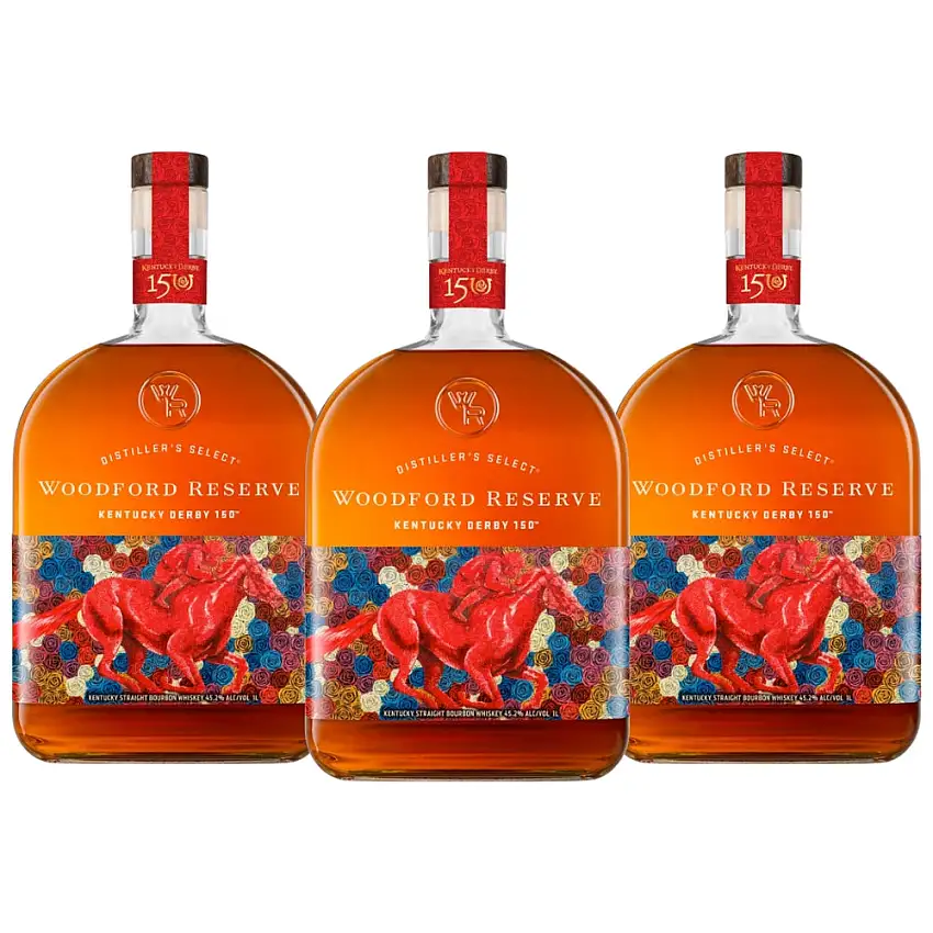 Woodford Reserve Kentucky Derby 2024 3pk - 3pk 1L Bottles