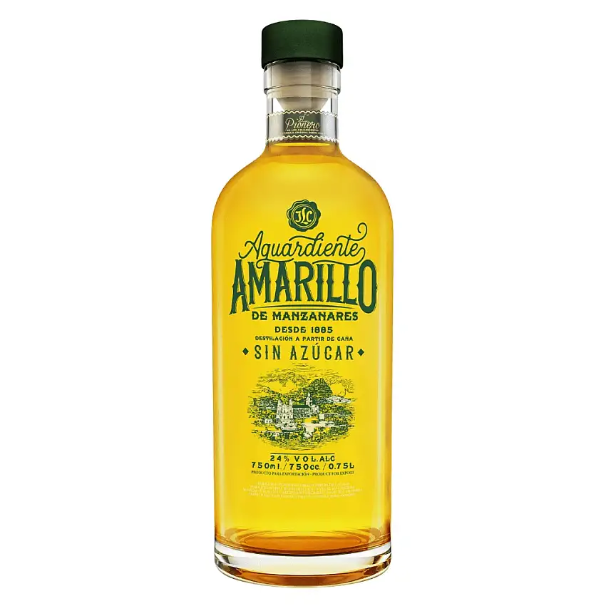 Aguardiente Amarillo De Manzanares Sin Azucar