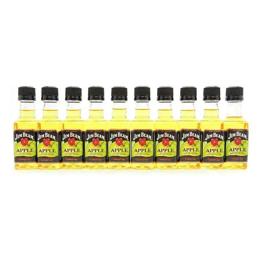 Jim Beam Bourbon Apple 10 x 50ml | Mini Alcohol Bottles